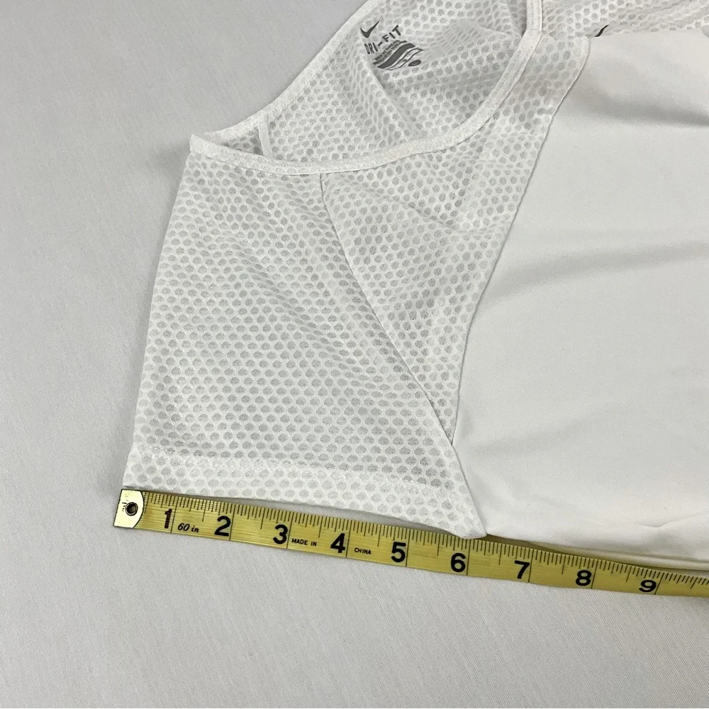 Nike DRI-FIT white TOP Women’s‎ Size L